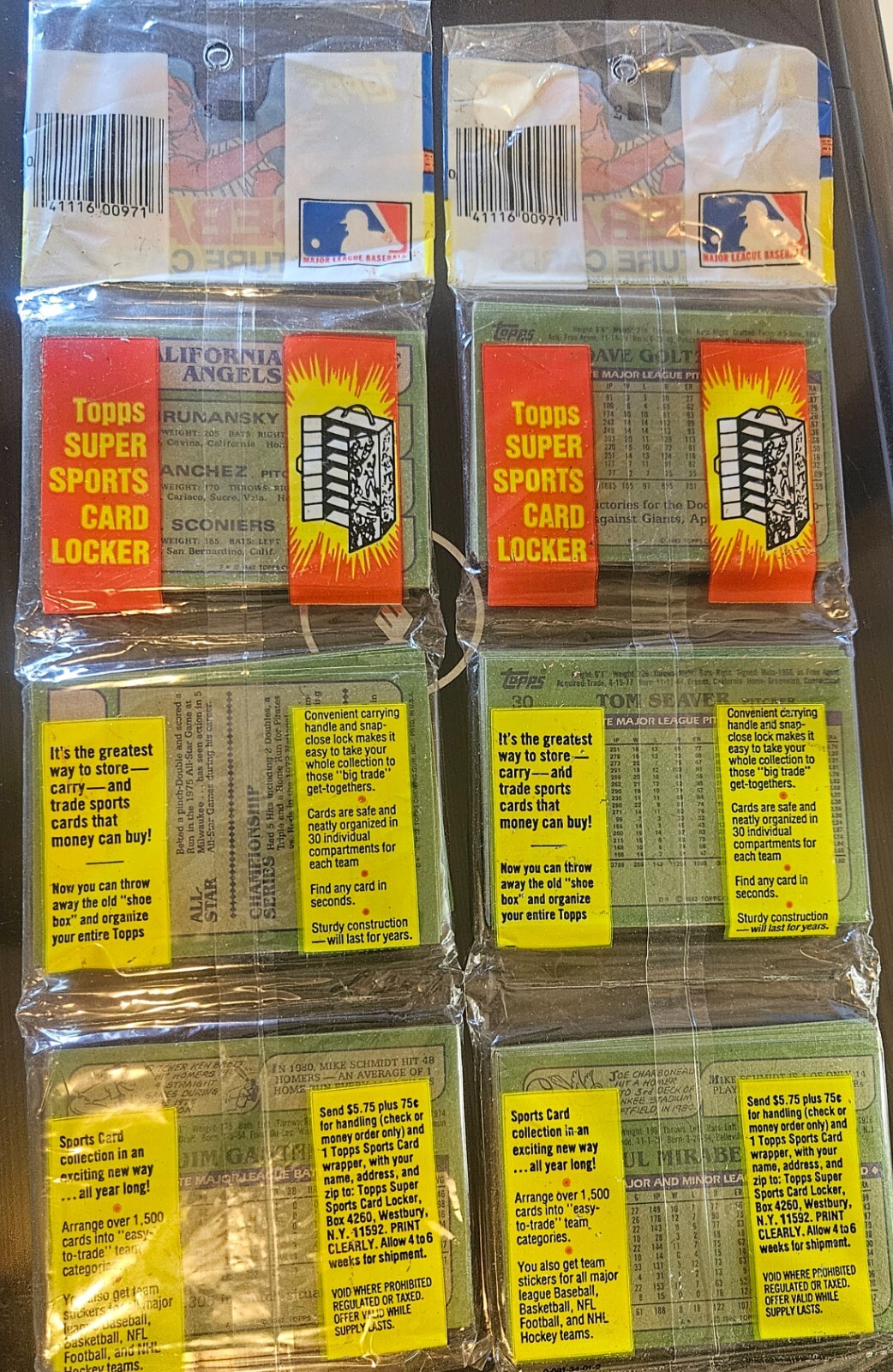 1982 Topps Baseball SEALED RACK PACKS Cal Ripken Jr Rookie? 51 Cards ...