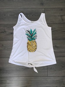 sequin pineapple shirt