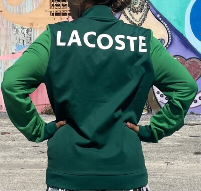 Lacoste Unisex tennis Jacket The Miami Open 2022 Small Green