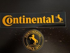 Continental Tires 2pc Sticker Decal Set