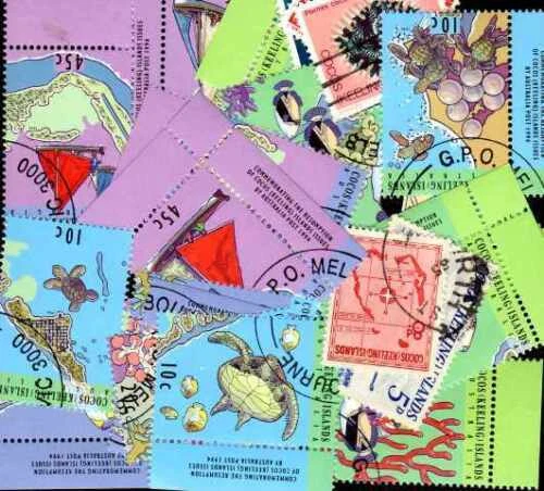 Lots et collections de timbres d'Australie et Océanie