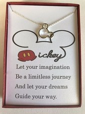 Mickey Mouse Inspired Necklace w/ poem