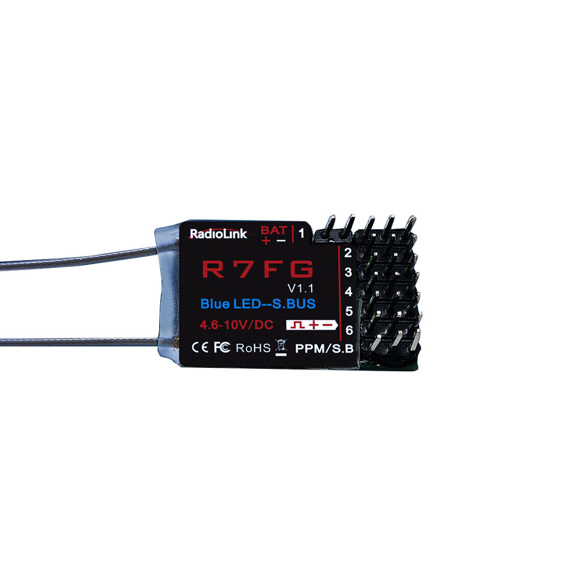 Radiolink R7FG 7 Channel 7CH Dual Antenna Receiver 2-Way Transmission Integrated