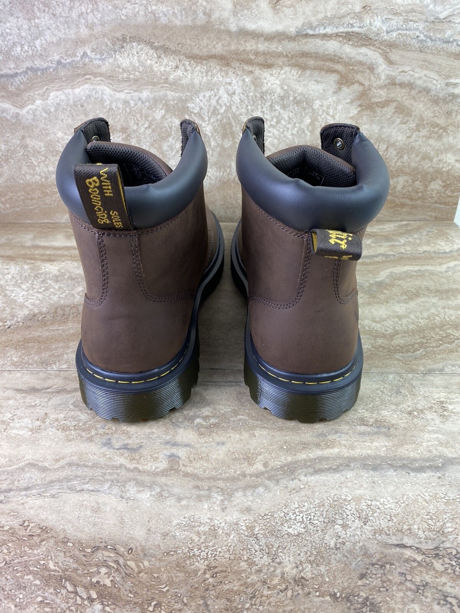 Dr. Martens Cartor 6 Eye Classic Boots Dark Brown Crazy  display picture 3