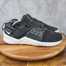 Nike Free Metcon 2 Shoes Mens 11 Black White Cross Training Sneakers AQ8306-004