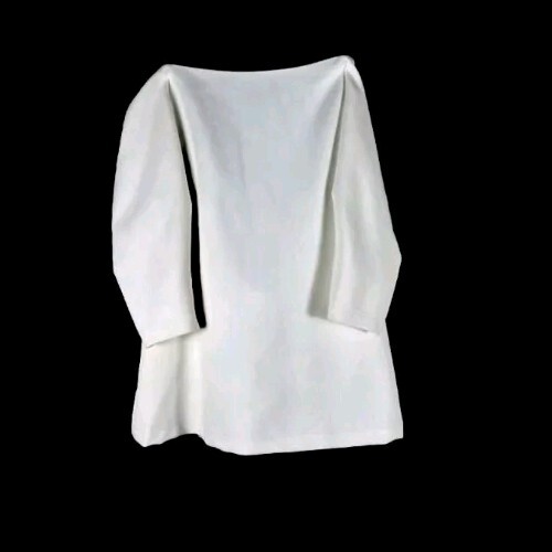 NWT BCBG MAXAZRIA SIZE L Yesenia Off White Off Shoulder Long
