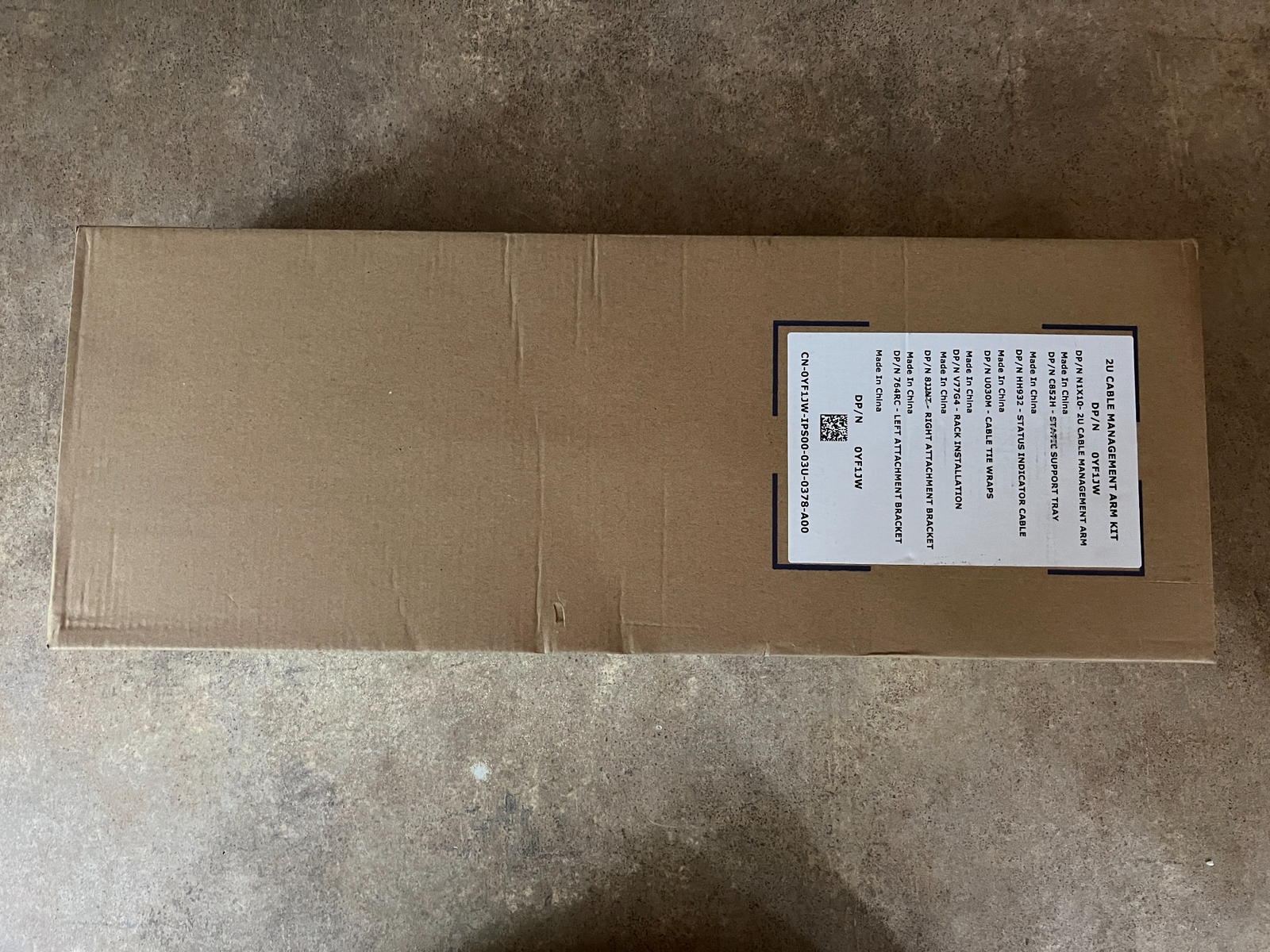 DELL YF1JW CABLE MANAGEMENT ARM KIT 2U FOR POWEREDGE R720 R730 R740XD