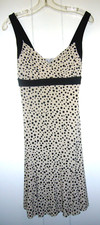 TRIXXI Women's Sun Dress Polka Dot Handkerchief Hem Empire Waist Size SX
