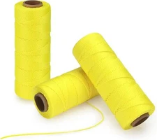 Goldblatt Mason Line, 3 Roll 500 Feet #18 Braided Nylon String Line Nylon Twine