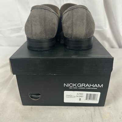 Nick Graham Loafer Altered Dark Gray Size 8 NWT Nick Graham | Shoes | Nick Graham Mens Altered Loafers Dark  main image 3