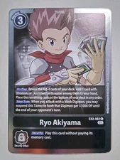 Ryo Akiyama EX2-062 R Digimon CCG TCG | Digital Hazard Near Mint English