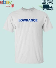 New Lowrance Fish Finder Men's logo t shirt S - 5XL American Funny USA