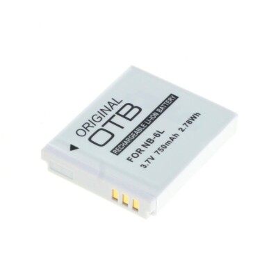 Akku kompatibel zu Canon NB-6L NB-6LH - 3,7V - 750 mAh Li-Ion Original OTB