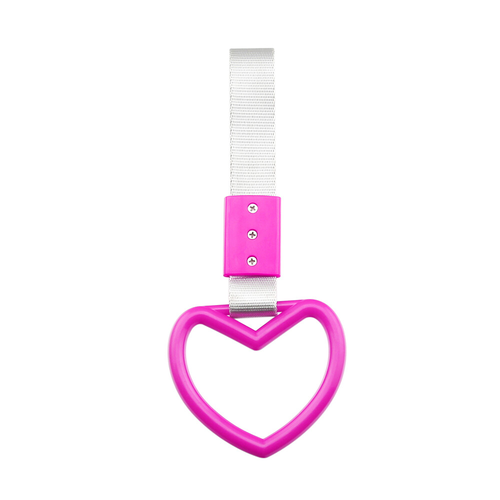 Tsurikawa JDM R-ing Heart Train Bus Handle Hand Charm Strap Drift