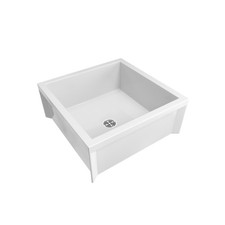 PROFLO PFMB2424 24" X 24" Floor Mounted Mop Service Sink - White