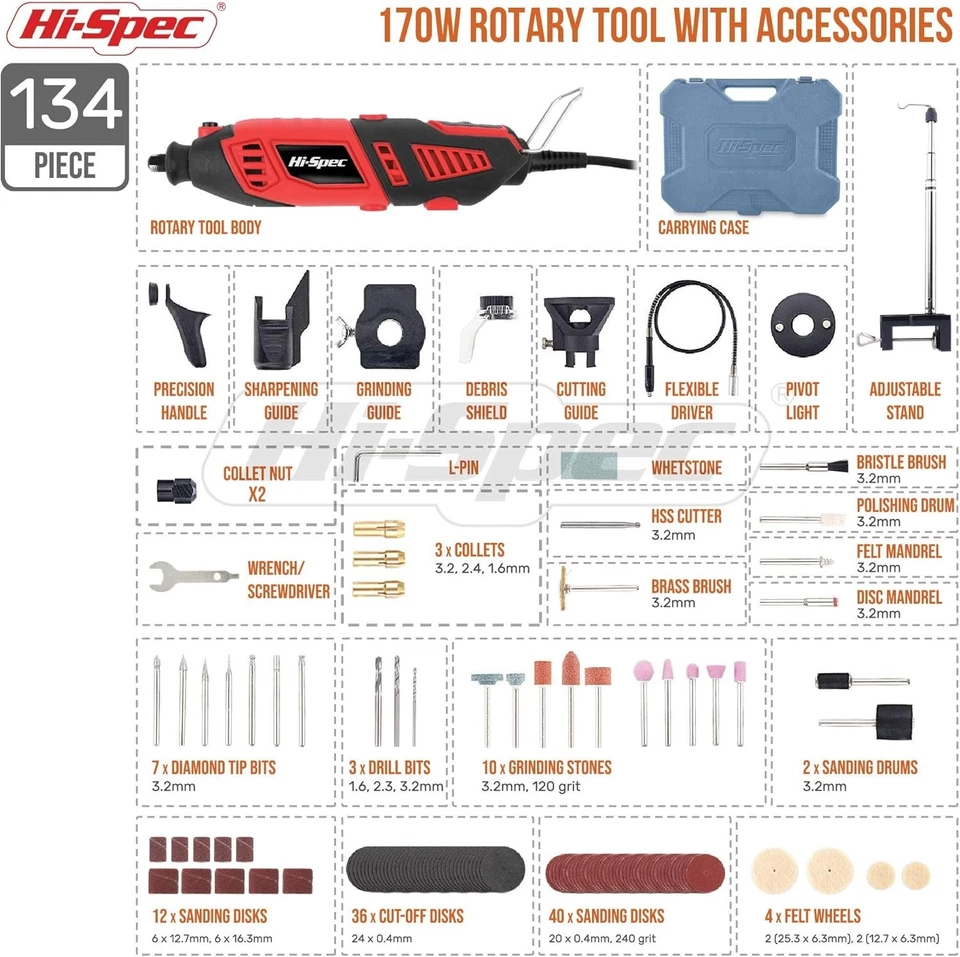 Precision Multi Tool Kit: Crafts, Hobbies, Repairs - Image 4 of 4
