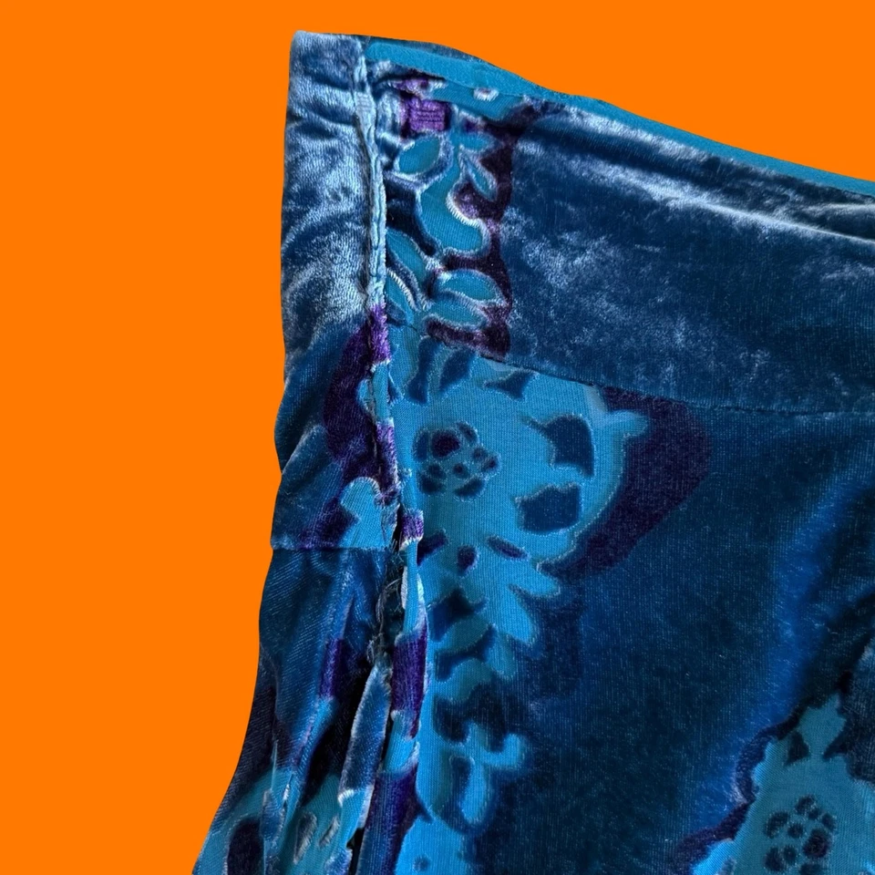 00's vintage velvet burnout tube tup y2k tank top XXS XS Victoria's Secret - Image 4 of 4