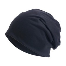 Mens Women Breathable Slouch Beanie Cap Thin Soft Stretch Skullcap Hat Headwear