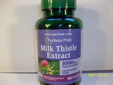 Milk Thistle (Silymariin) 1,000 mg 180 Softgels