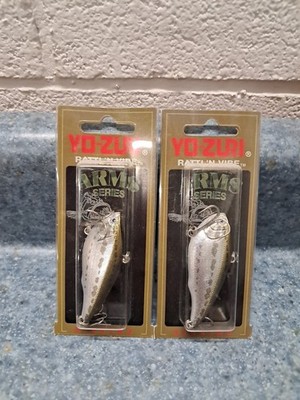 2 Vintage Yo Zuri Rattl'n Vibe Lipless Crankbait 2 1/2''  5/8oz   Yozuri F307 