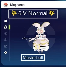 Pokemon Legends ZA 💥 6IV Normal Mythical Magearna💥Fast 🚀Masterball Held