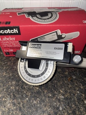 Scotch EA200 Heavy Duty Commercial Handheld Label Maker