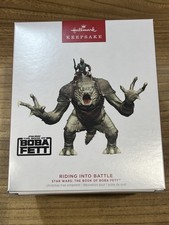 2023 Hallmark RIDING INTO BATTLE STAR WARS  THE BOOK OF BOBA FETT Ornament  New