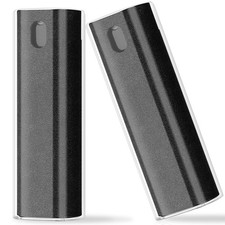 2 Pcs Fingerprint Proof Screen Cleaner, 3 in 2 Count Pack of 1 , black