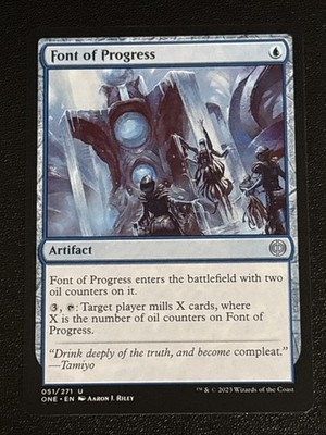 MTG Phyrexia: All Will Be One Font of Progress 051/271 NM