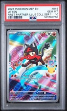 2026 POKEMON MEP EN-ME BLACK STAR PROMO #044 LITTEN PSA 10