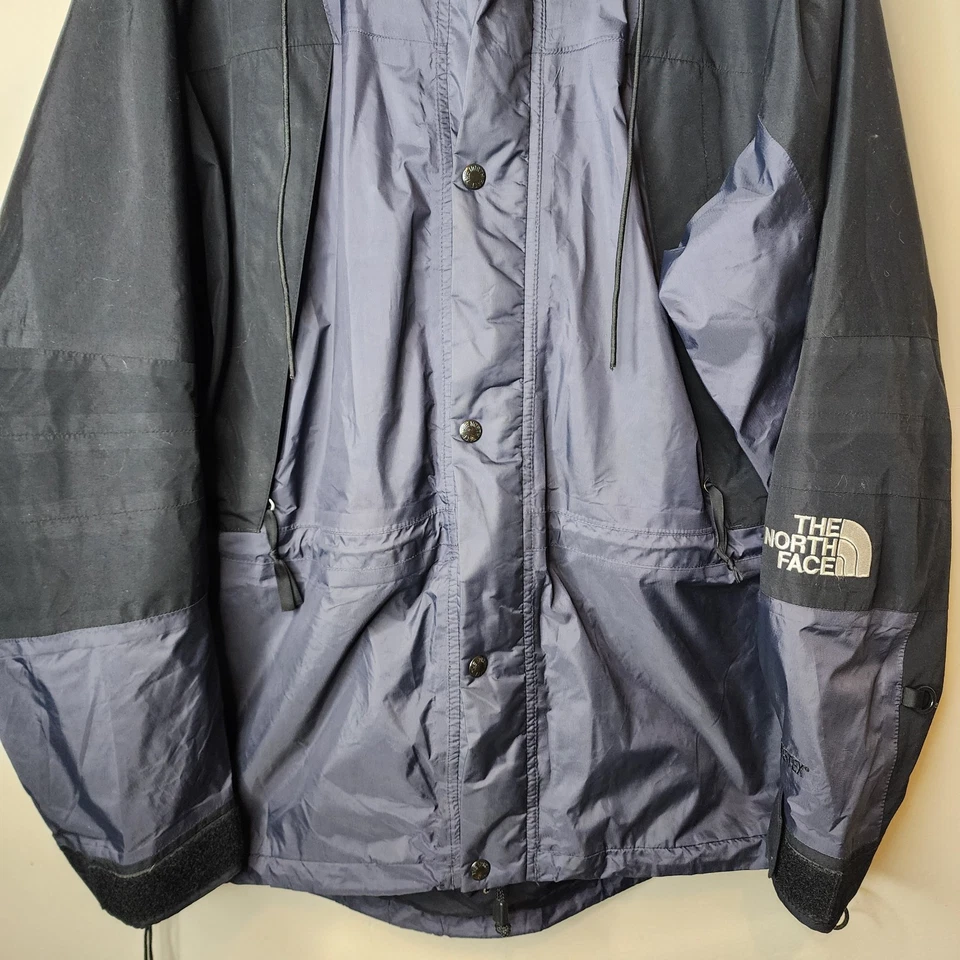 Vintage The North Face Jacket Mountain Guide Gore Tex 90s Mens Large Black - Image 3 of 4