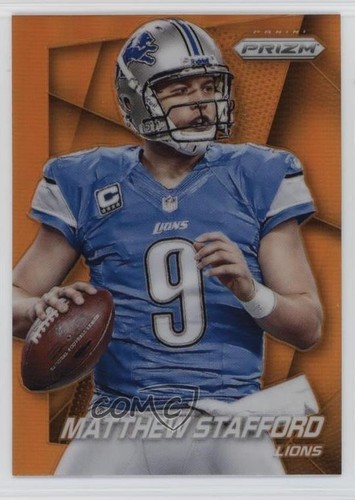 2014 Panini Prizm Orange Prizm Matthew Stafford #171 gr6