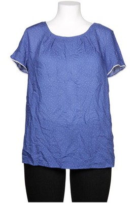 camaieu Bluse Damen Oberteil Hemd Hemdbluse Gr. EU 44 Blau #y256n7j