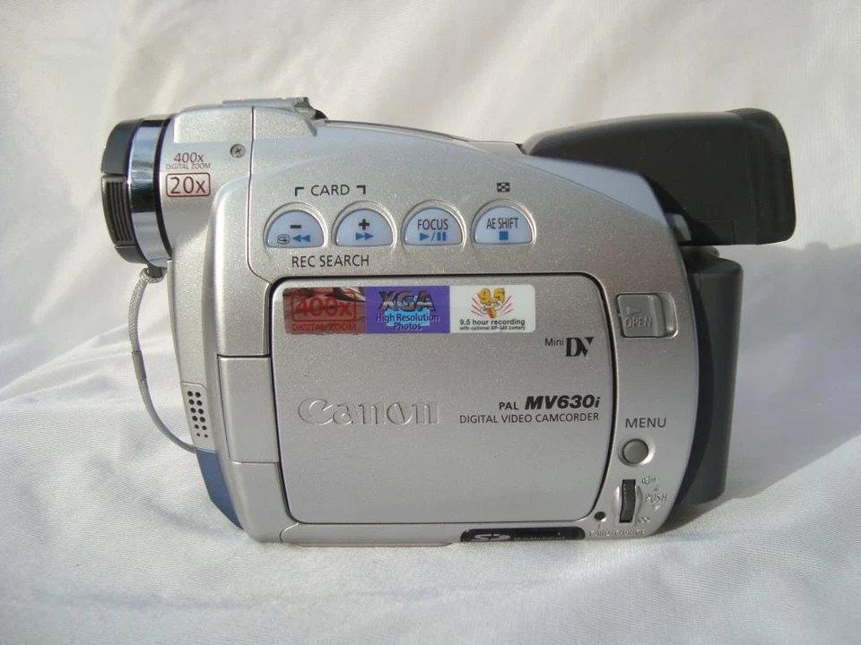 Canon MV630i Camcorder MiniDV Tape Video. DV/AV-in. VGC.1-yr warranty. - Image 3 of 4