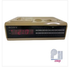Sony Dream Machine FM/AM Digital Clock Radio Vintage Alarm Clock ICF-C2W TESTED
