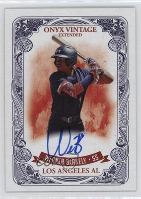 2021 Onyx Vintage Extended Blue Ink Auto /400 Werner Blakely #EAWB Auto 0k0a