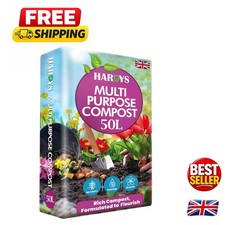Eco-Friendly 50L Multi-Purpose Compost for Sowing, Potting & Soil Conditioning 0.44 per litre