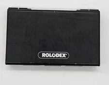 Vintage Rolodex Electronic Rotary Business Card File Organizer 1992