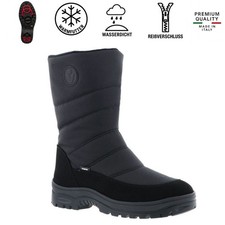 VISTA Herren Winterstiefel Boots mit Eiskrallen Spikes wasserdicht Tex 24-4241K