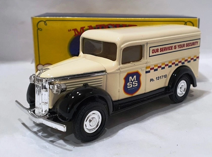 MATCHBOX YESTERYEAR 1937 GMC VAN MSS SECURITY Y12 CODE 2 DIECAST Model Van - Image 3 of 4