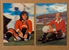 1972 the Sun 3-D Gallery of Football Stars Cards George Best & Bobby Charlton