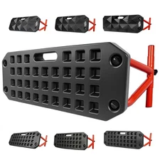 6-in-1 Soccer Rebounder Board - Dual Surface Adjustable Angle Soccer Wall wit...