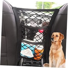  2 Pack Car Mesh Organizer, 3-Layer Car Storage Organizer Seat Back Net Bag,