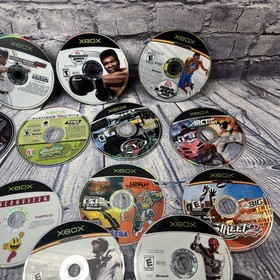 Xbox Video Games Lot Of 60 - Untested / 1 Xbox Brand Cd Holder Some Cases.