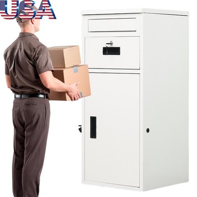 Package Delivery Box Waterproof Package Drop Container for Home Office Apartment