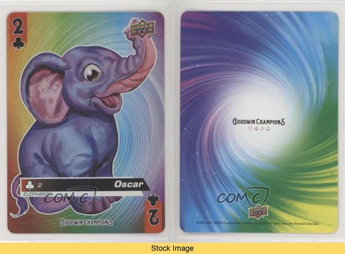 2021 Upper Deck Goodwin Champions Playing Cards Oscar #2-CLUBS READ 1a9z - Picture 3 of 3