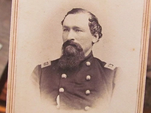Civil War Lt. Colonel or Major in New York cdv photograph