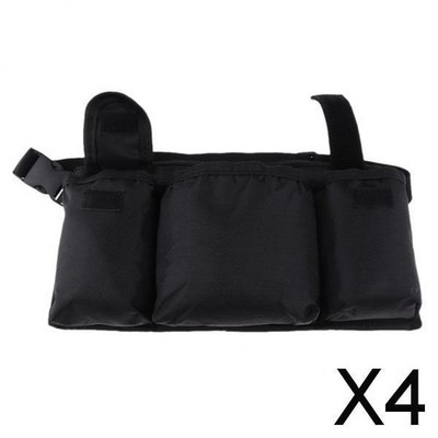 4x Werkzeug Gürteltasche Gürtel Schwerlast Oxford Werkzeug Schürze mit 4 Taschen