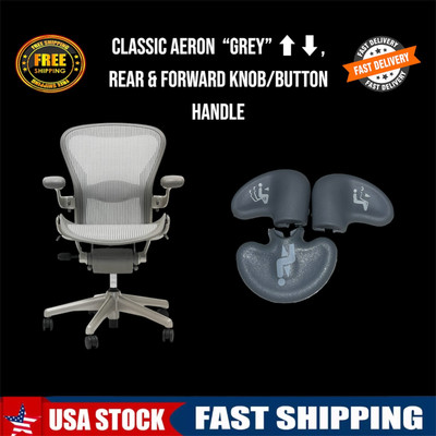  Classic Aeron 3-pack Set Grey Knob/Button Replacement  READ DESCRIPTION  