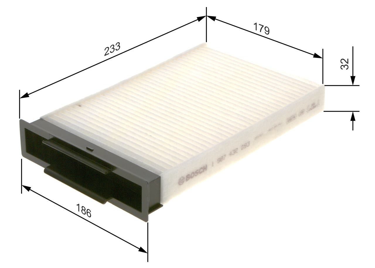 Pollen / Cabin Filter fits RENAULT MEGANE Mk2 1.4 02 to 09 Bosch 7701055109 New - Image 21